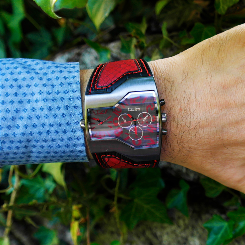Men'S Fashion Zone - Oulm HP1220 Quartz Watch Male Outdoor