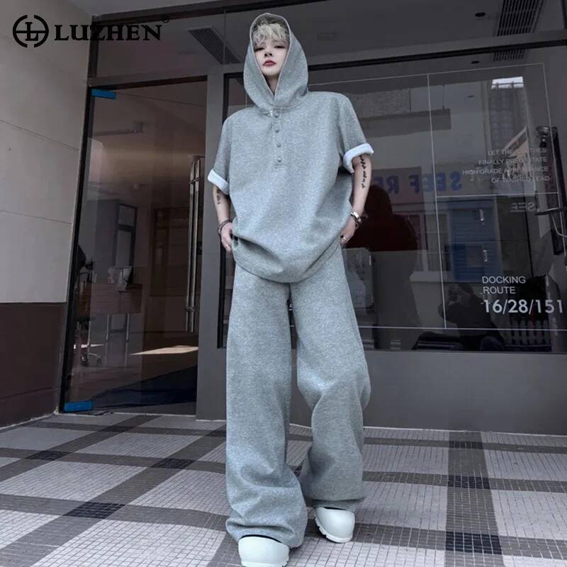Men'S Fashion Loose Pants - LUZHEN Original Tops Sleeve 2026 Short