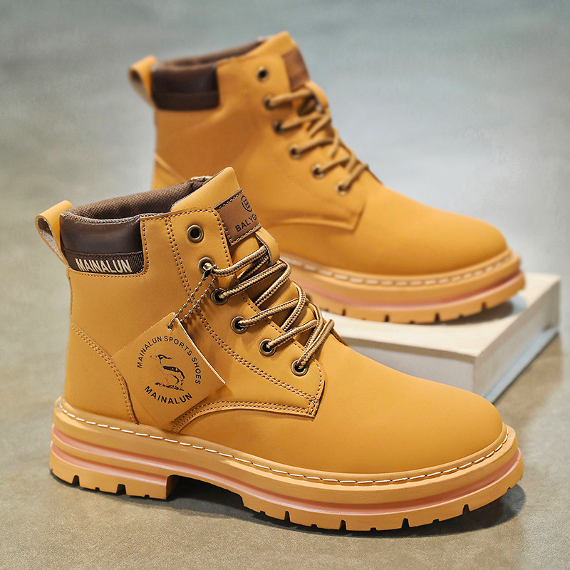 Mens Fashion Week - Classic Men High Top Boots High