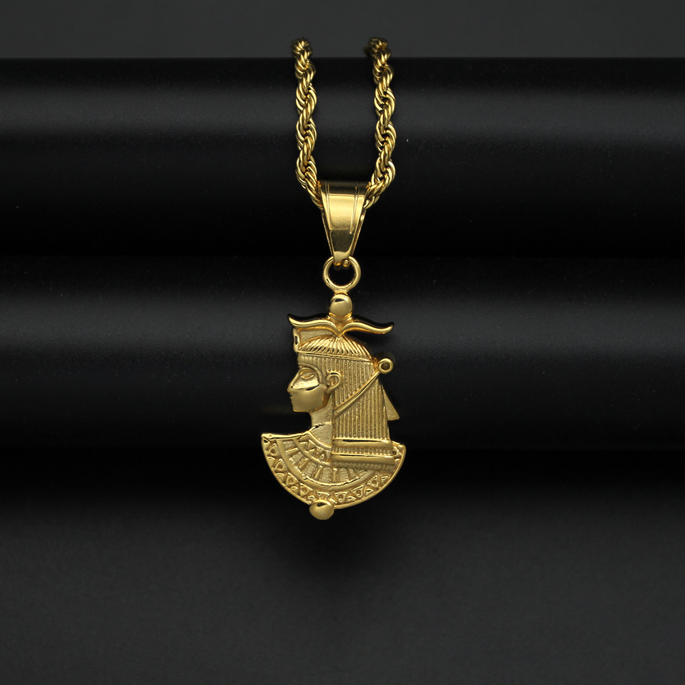 Men Fashion Egypt - New Egypt Pharaoh Sphinx 316L Stainless