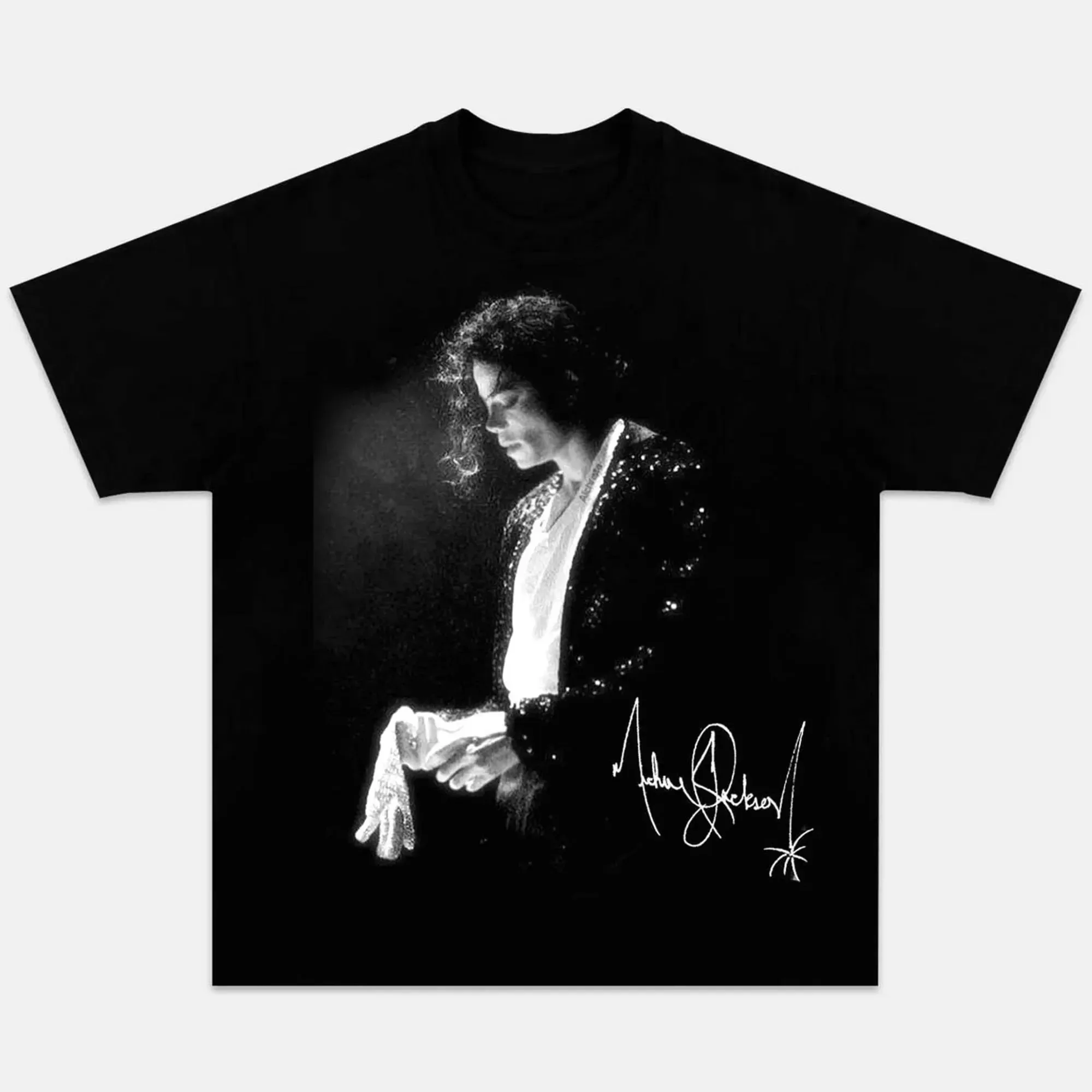 Men'S Fashion Nova - Camiseta Estampada Homenagem a Michael Jackson
