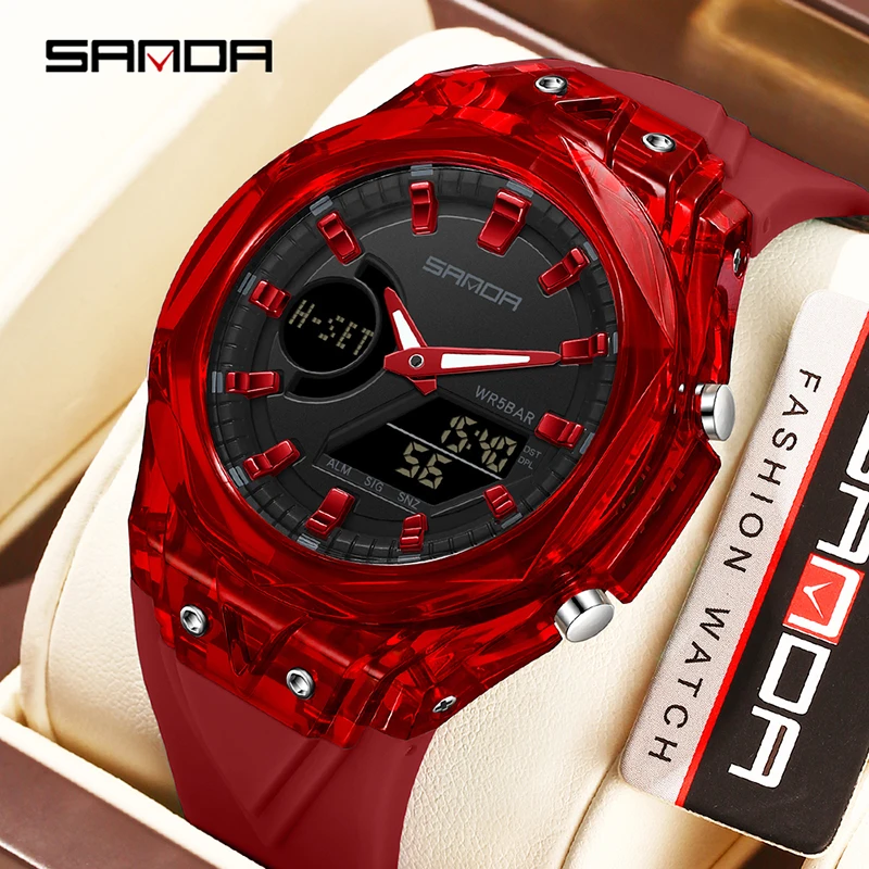 Men'S Fashion Zone - SANDA Fashion Electronic Quartz Watches for