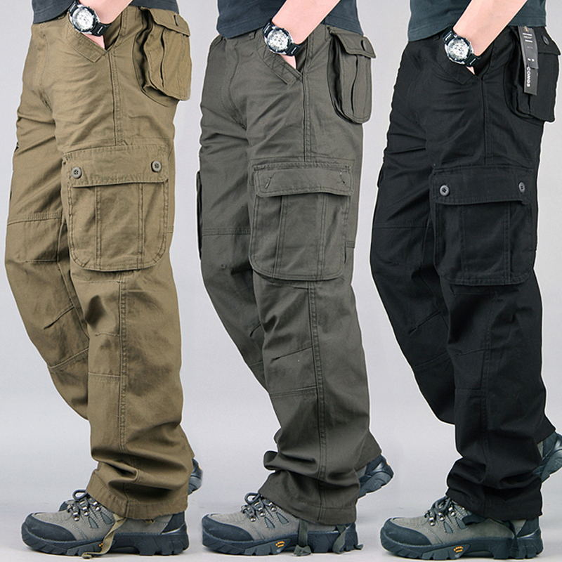 Cargo Jogger Pants - Tactical Cargo Pants Men Cotton Overalls