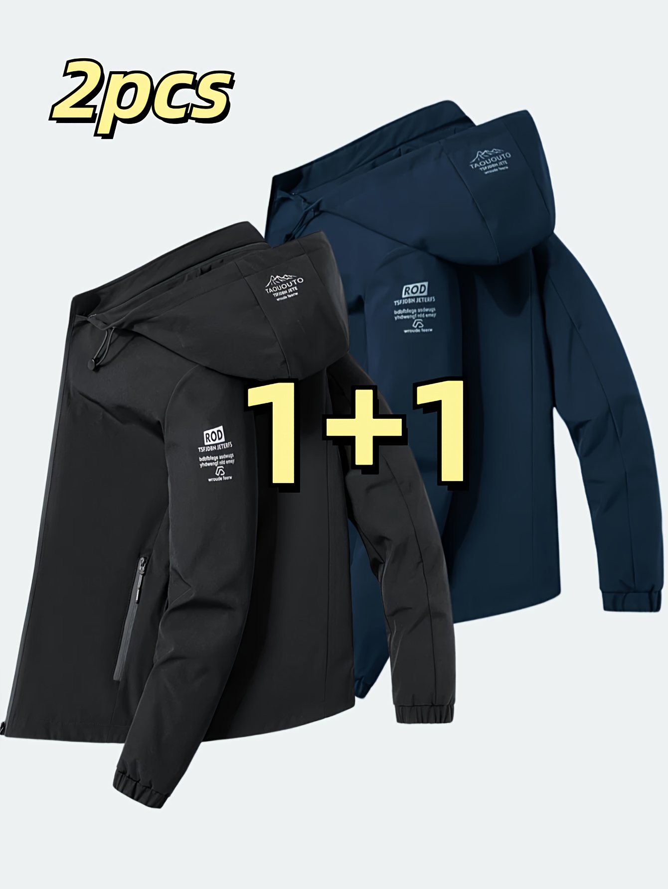 Two piece fashionable Men's wi - Men'S Fashion Zipper Jacket recension och pris