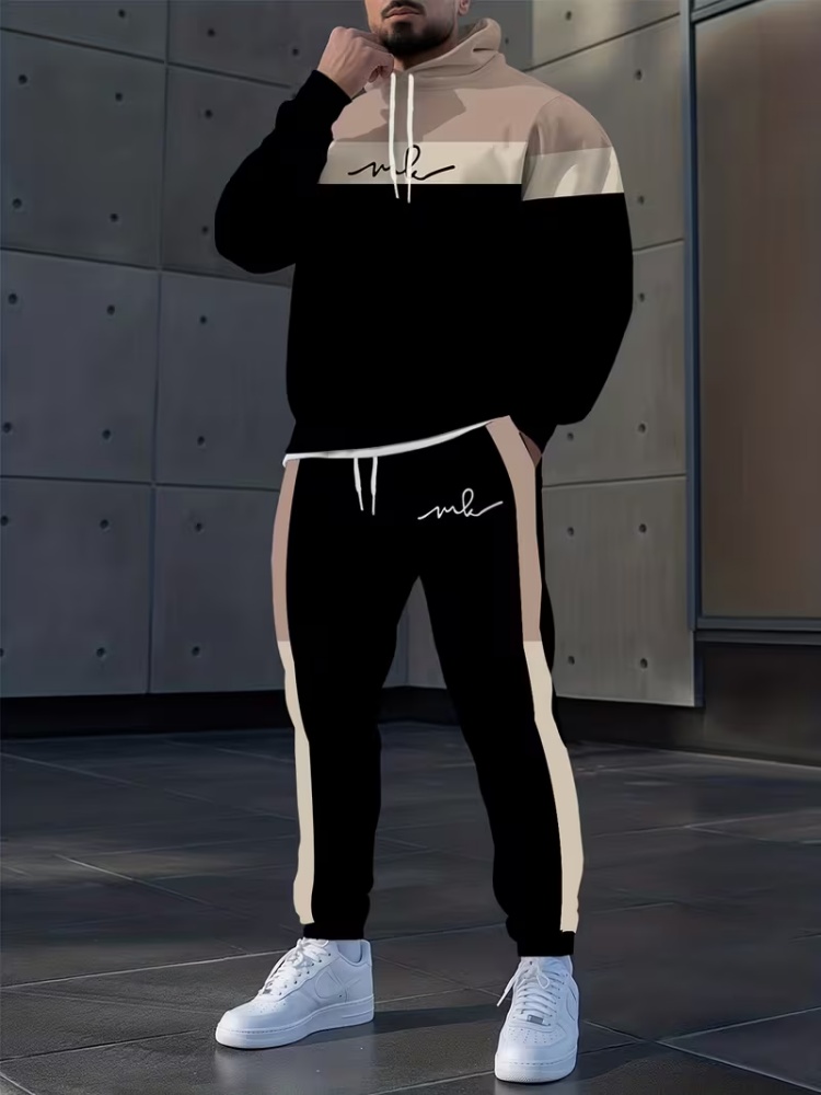 Men Loose 2 Pieces Sports Suit - Men'S Fashion Loose Pants recension och pris