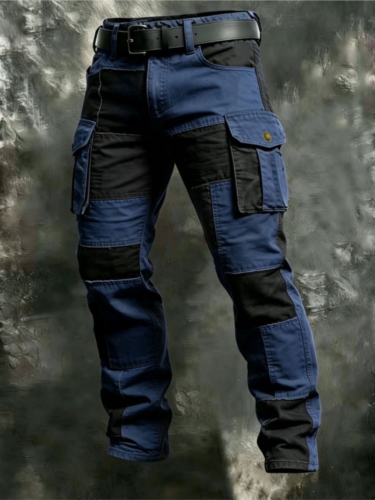 Cotton Men Cargo Pants Khaki C - Cargo Jogger Pants recension och pris