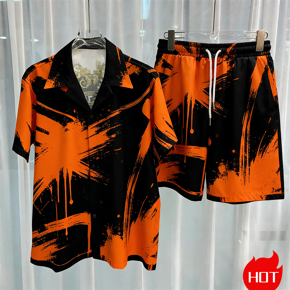 Digital printed men's set fash - Men'S Fashion Y2K recension och pris