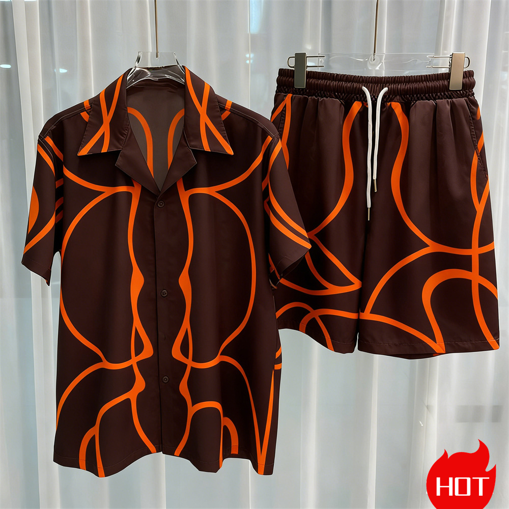 Digital printed men's set fash - Men'S Fashion Y2K recension och pris
