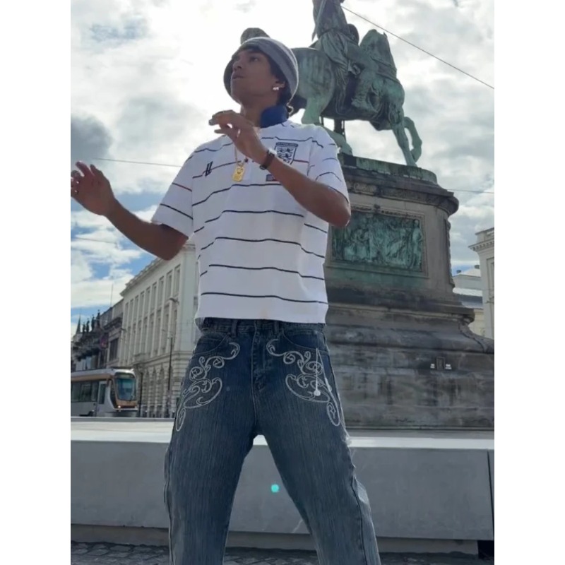 Retro Y2K 2 Pcs Set Street Sty - Men'S Fashion Y2K recension och pris