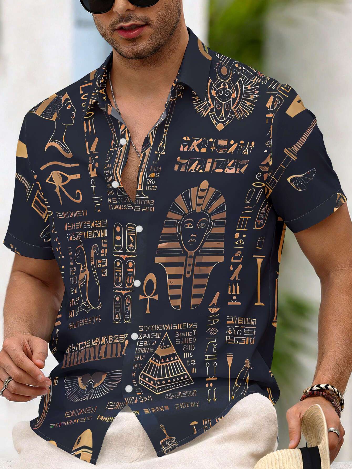 Vintage Egypt Symbol Pharaoh C - Men Fashion Egypt recension och pris
