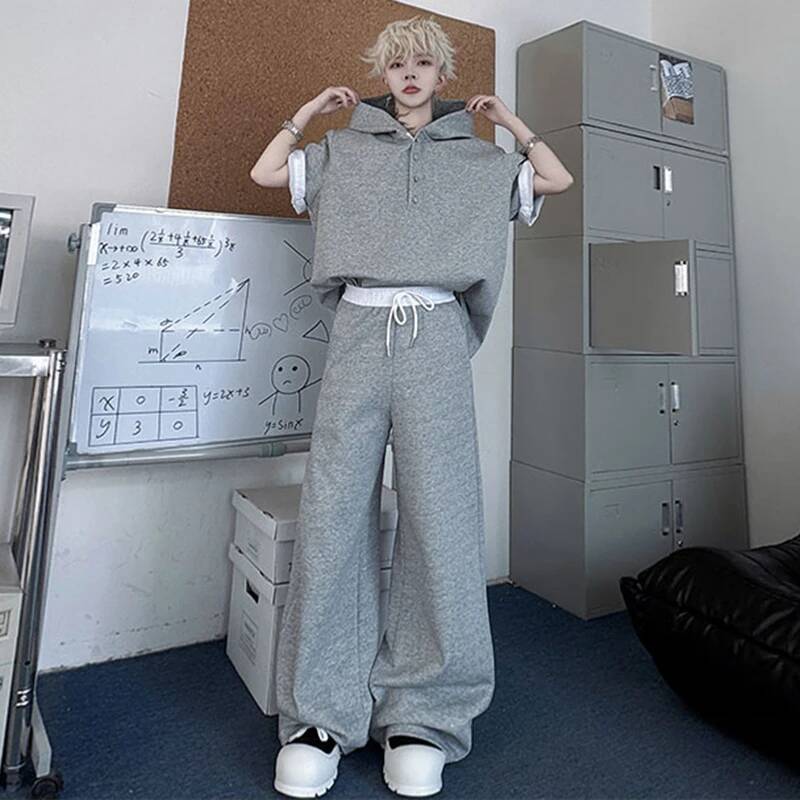 LUZHEN Original Tops Sleeve 20 - Men'S Fashion Loose Pants recension och pris
