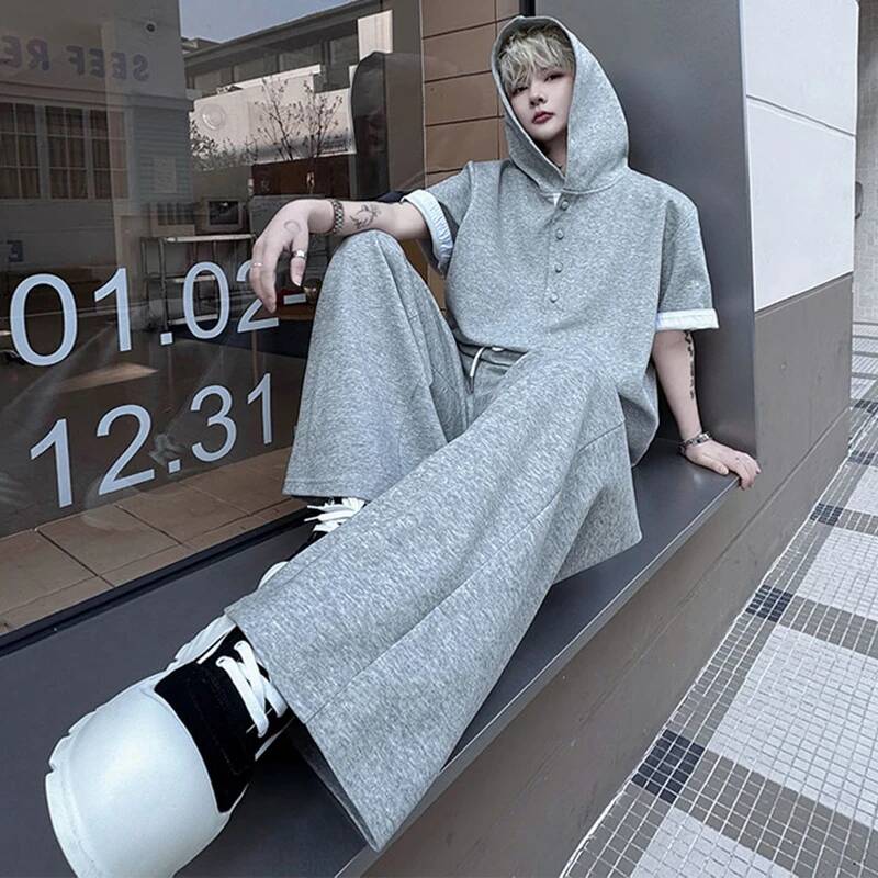 LUZHEN Original Tops Sleeve 20 - Men'S Fashion Loose Pants recension och pris