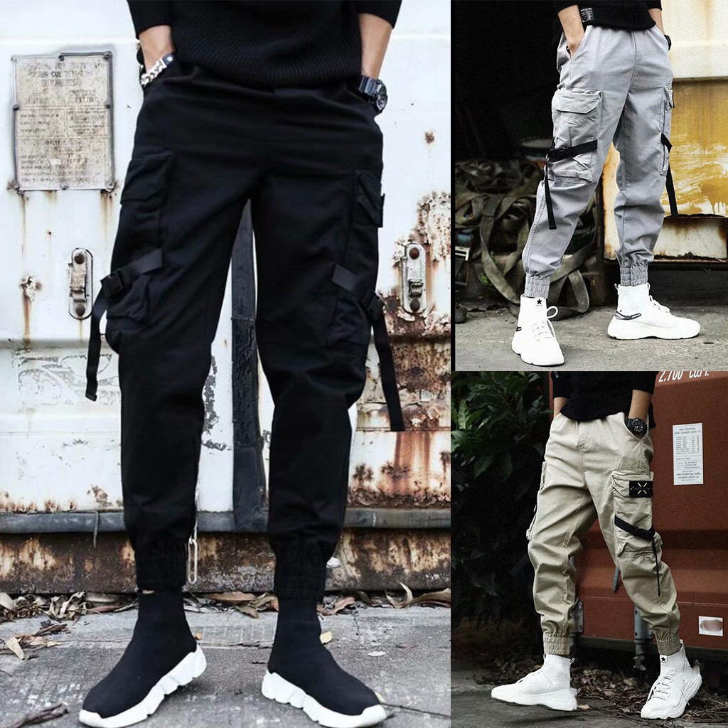 Loose Fit Cargo Pants Men Stre - Cargo Jogger Pants recension och pris