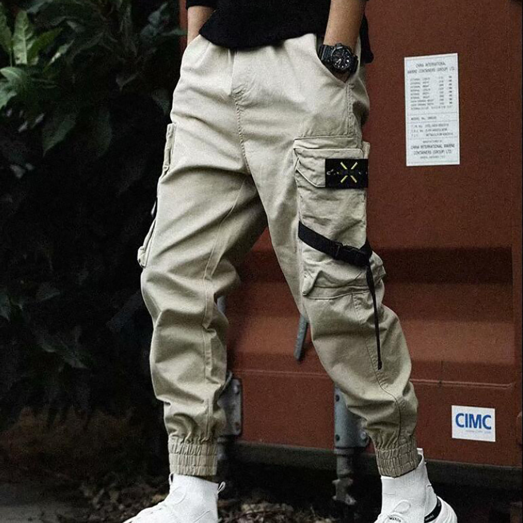 Loose Fit Cargo Pants Men Stre - Cargo Jogger Pants recension och pris