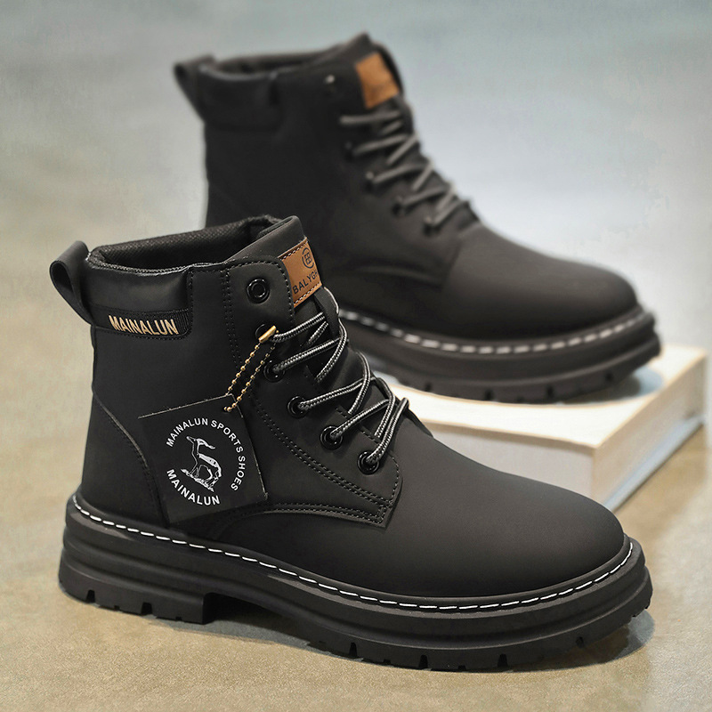 Classic Men High Top Boots Hig - Mens Fashion Week recension och pris