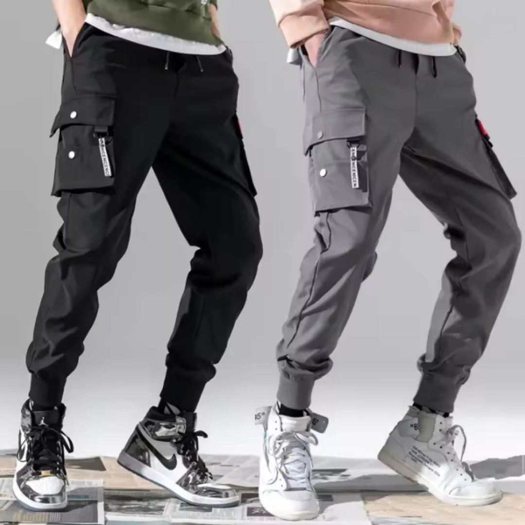 2025  New Trendy Solid Color P - Cargo Jogger Pants recension och pris