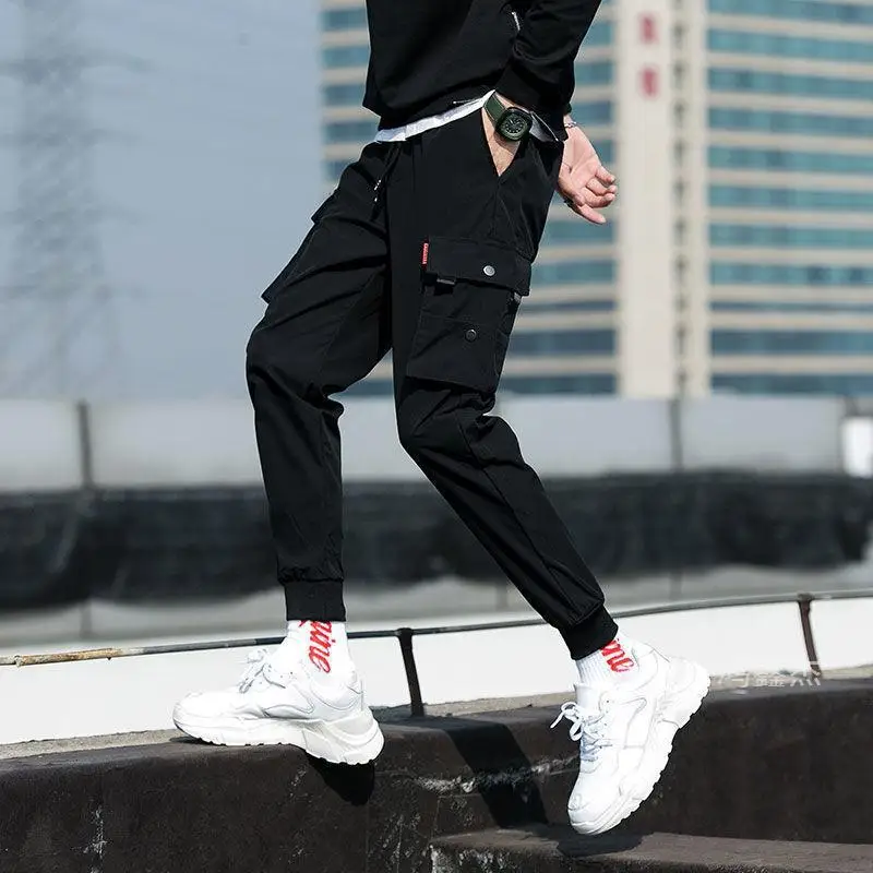 2025  New Trendy Solid Color P - Cargo Jogger Pants recension och pris