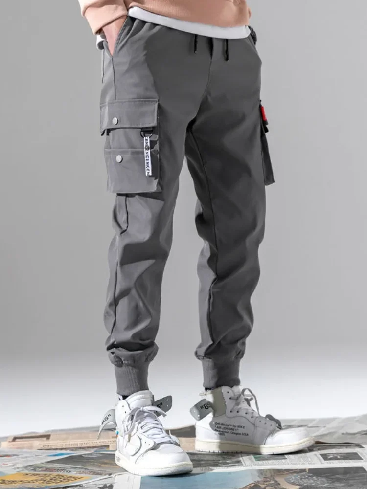 2025  New Trendy Solid Color P - Cargo Jogger Pants recension och pris