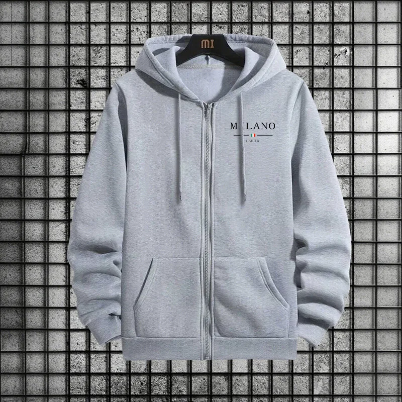 Spring 2026 Men's Tracksuit Ca - Men'S Fashion Zipper Hoodie recension och pris