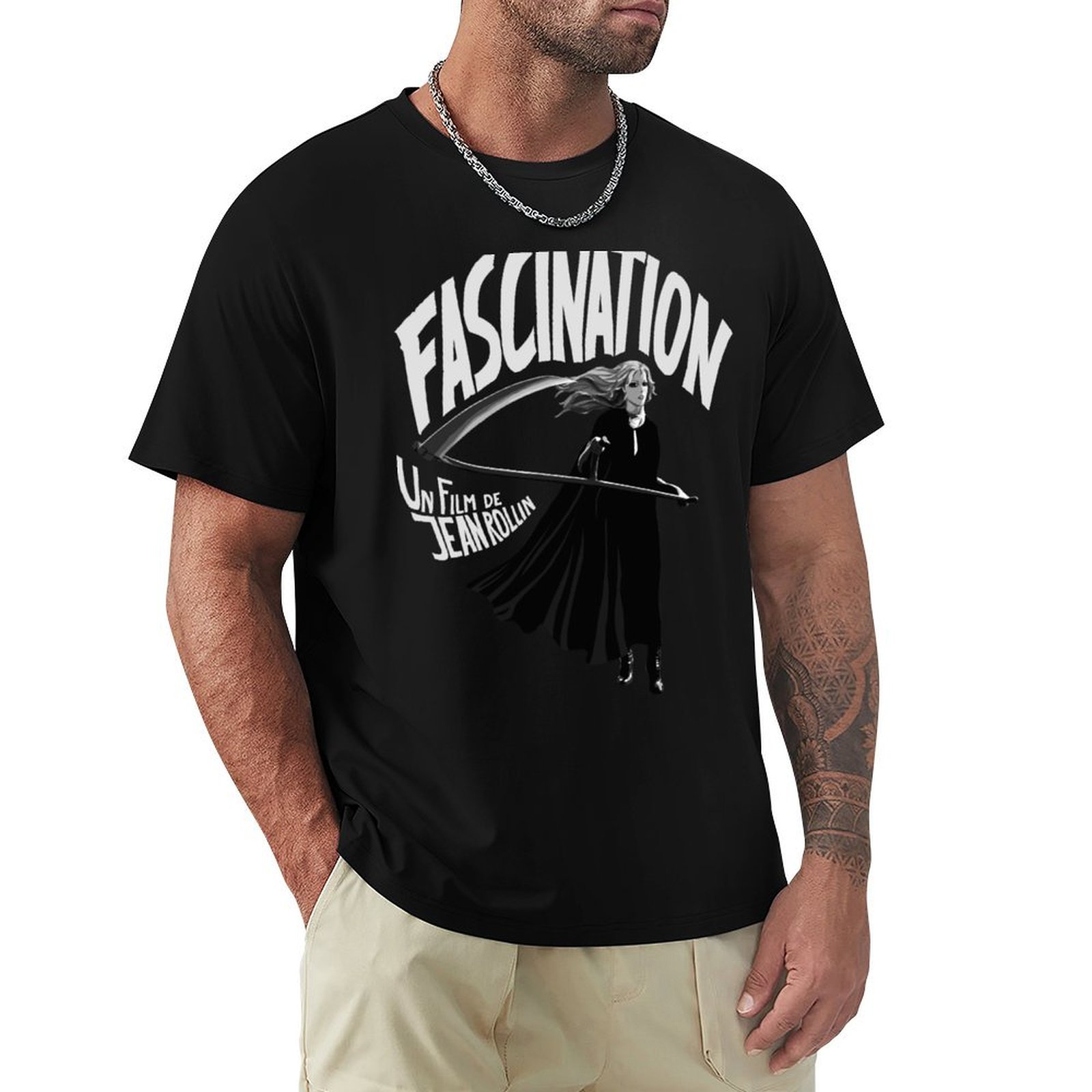 Fascination Jean Rollin T-Shir - Jeans Shirt Fashion For Men recension och pris
