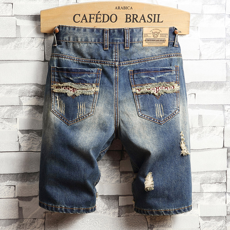 Ripped Hip-hop Denim Shorts Me - Men'S Fashion Loose Pants recension och pris