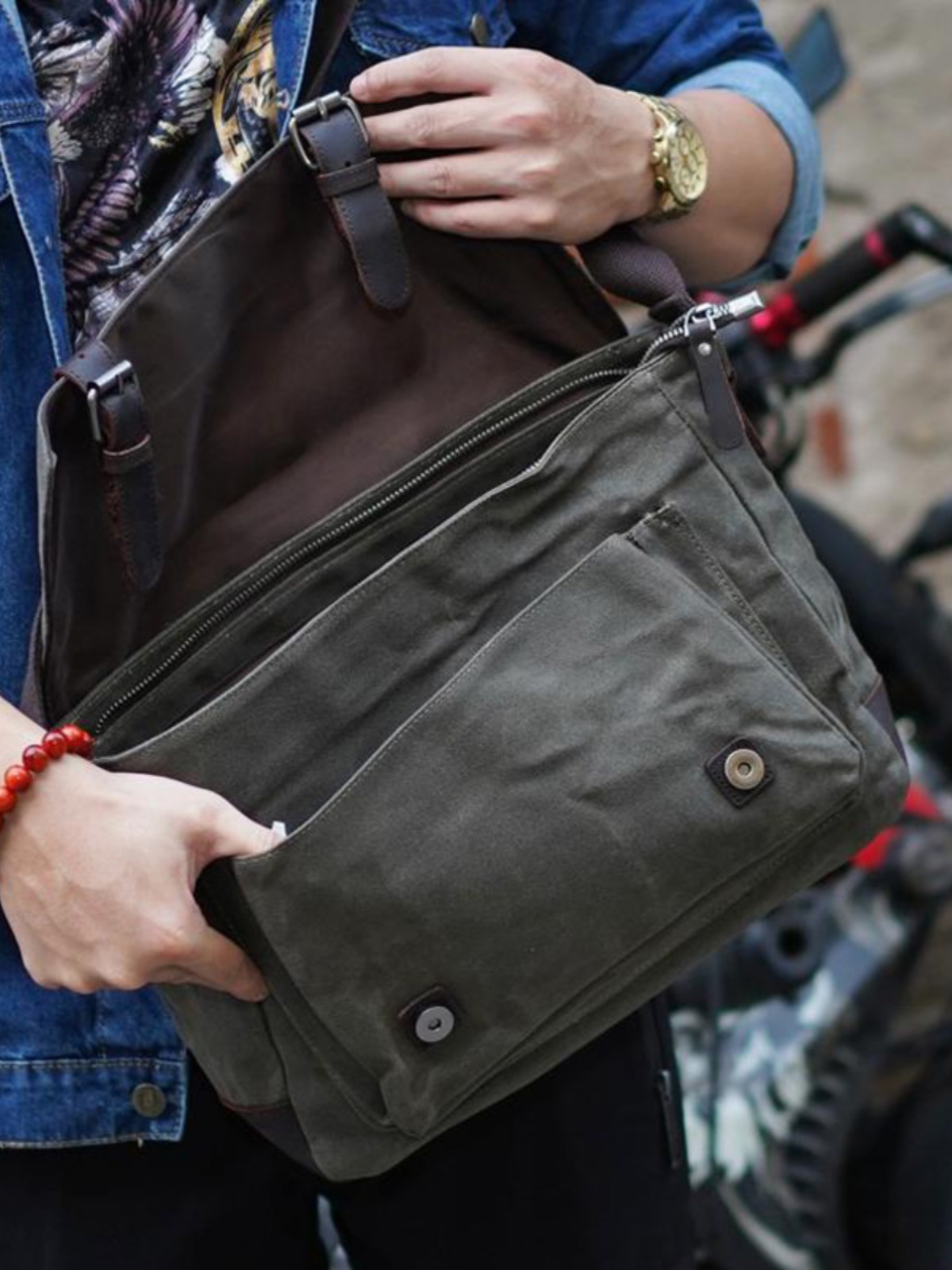 Sporty Canvas Ins Single Shoul - Crossbody Bag Men recension och pris
