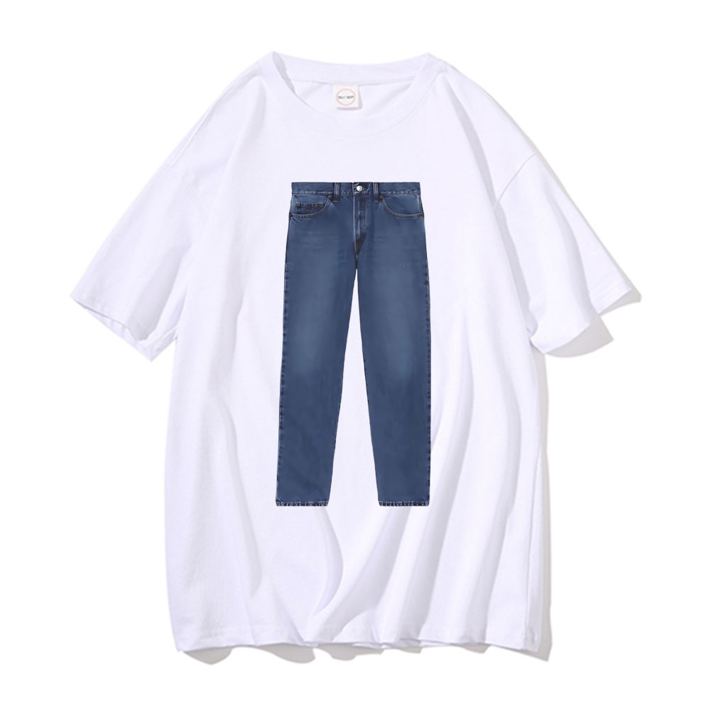 Funny Jeans Joke Meme Tshirt M - Jeans Shirt Fashion For Men recension och pris
