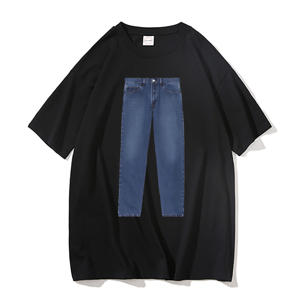 Funny Jeans Joke Meme Tshirt M - Jeans Shirt Fashion For Men recension och pris
