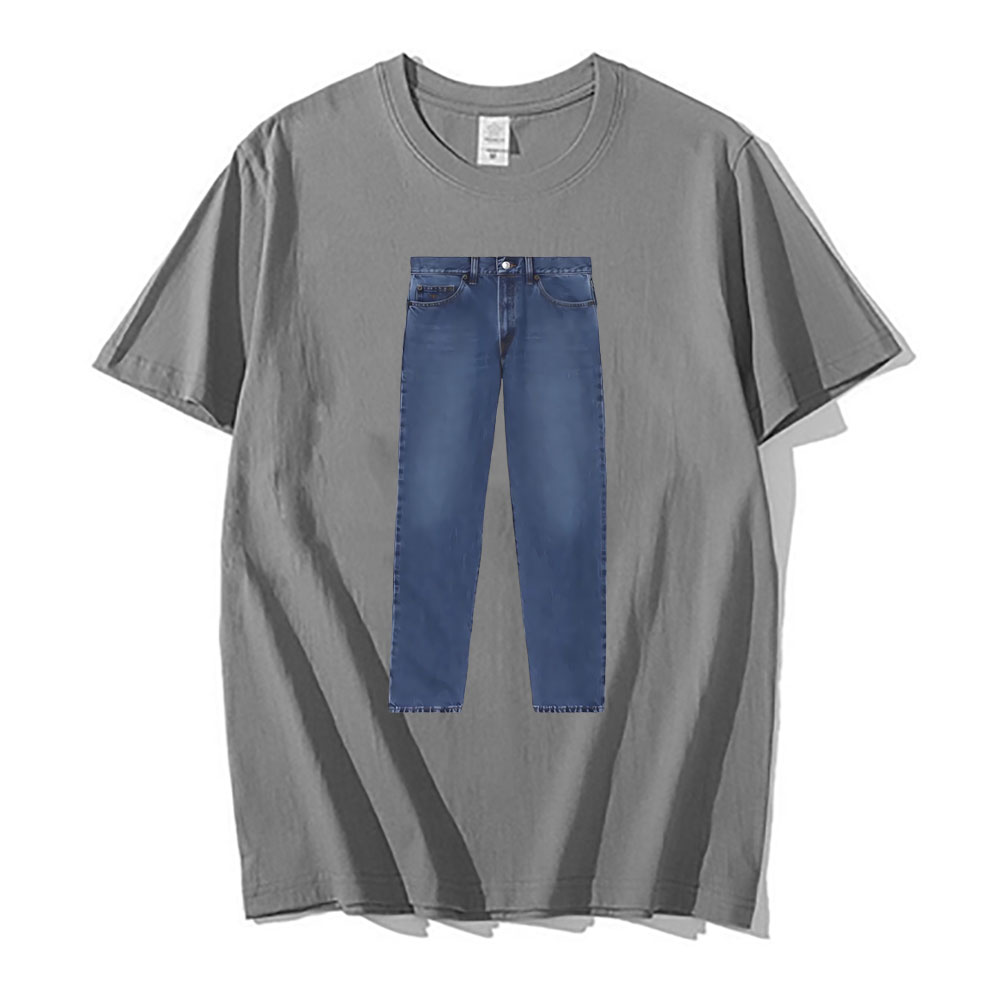 Funny Jeans Joke Meme Tshirt M - Jeans Shirt Fashion For Men recension och pris