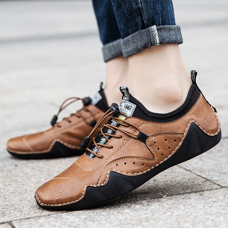 Leather Casual Sneakers for Me - Mens Fashion Dress Shoes recension och pris