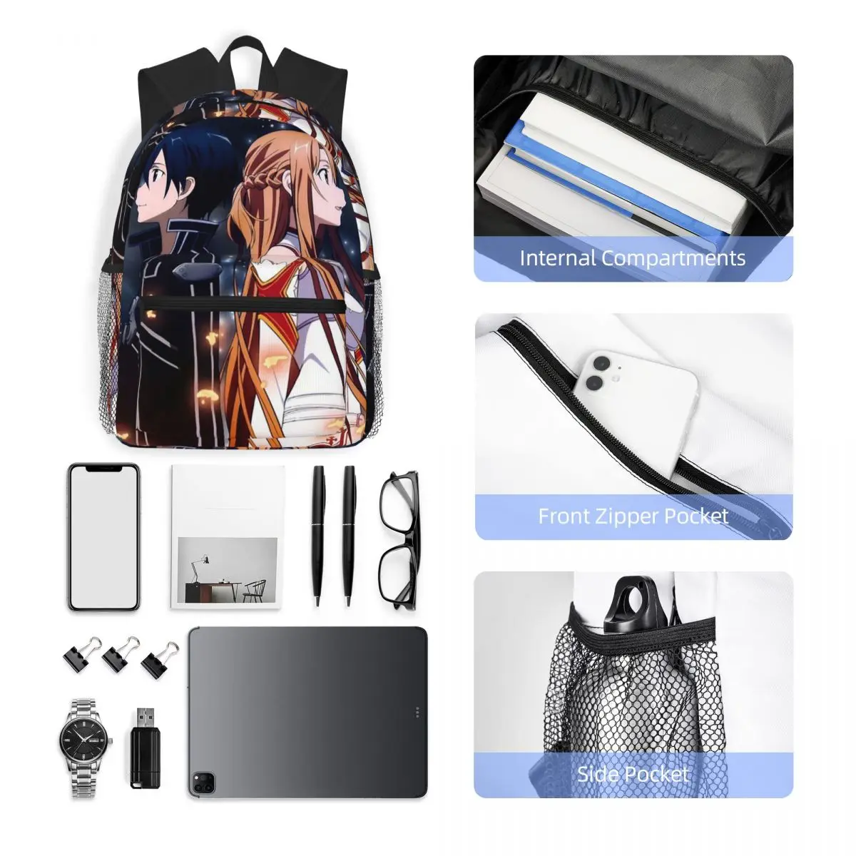 Sword Art Online Kirito And As - Men'S Fashion Online recension och pris