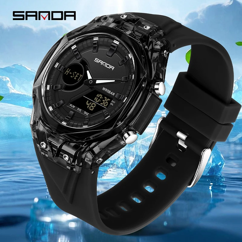 SANDA Fashion Electronic Quart - Men'S Fashion Zone recension och pris