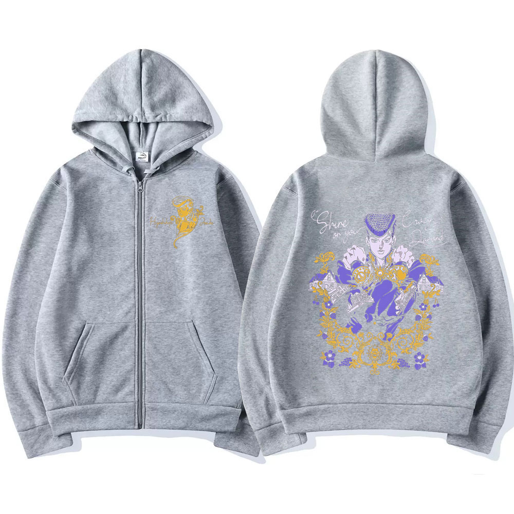 Anime Jojo Bizarre Adventure Z - Men'S Fashion Zipper Hoodie recension och pris