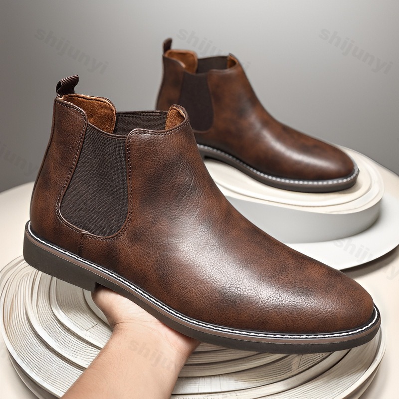 Mens Business Casual Leather B - Mens Fashion Dress Shoes recension och pris