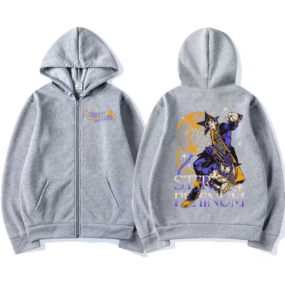 Anime Jojo Bizarre Adventure Z - Men'S Fashion Zipper Hoodie recension och pris