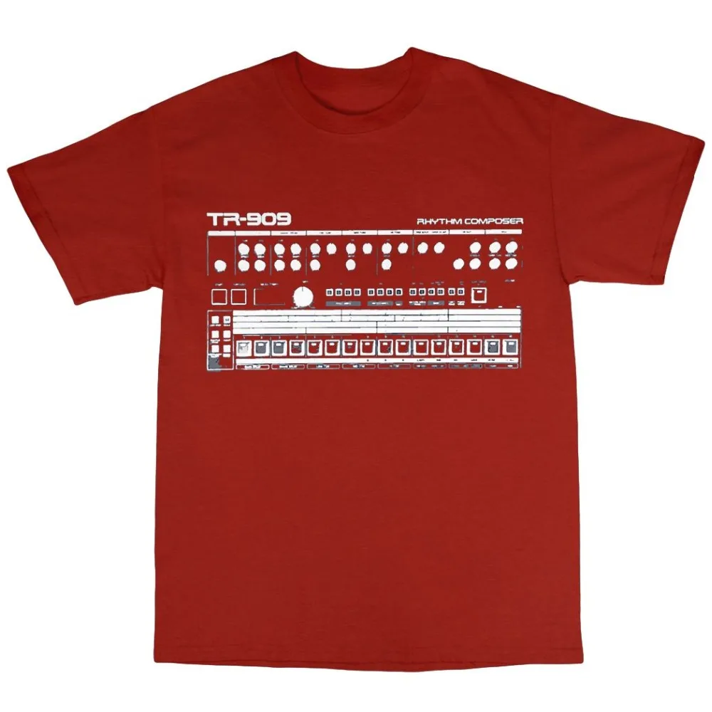 Tr-909 Inspired T-Shirt 100% C - Men'S Fashion Online recension och pris