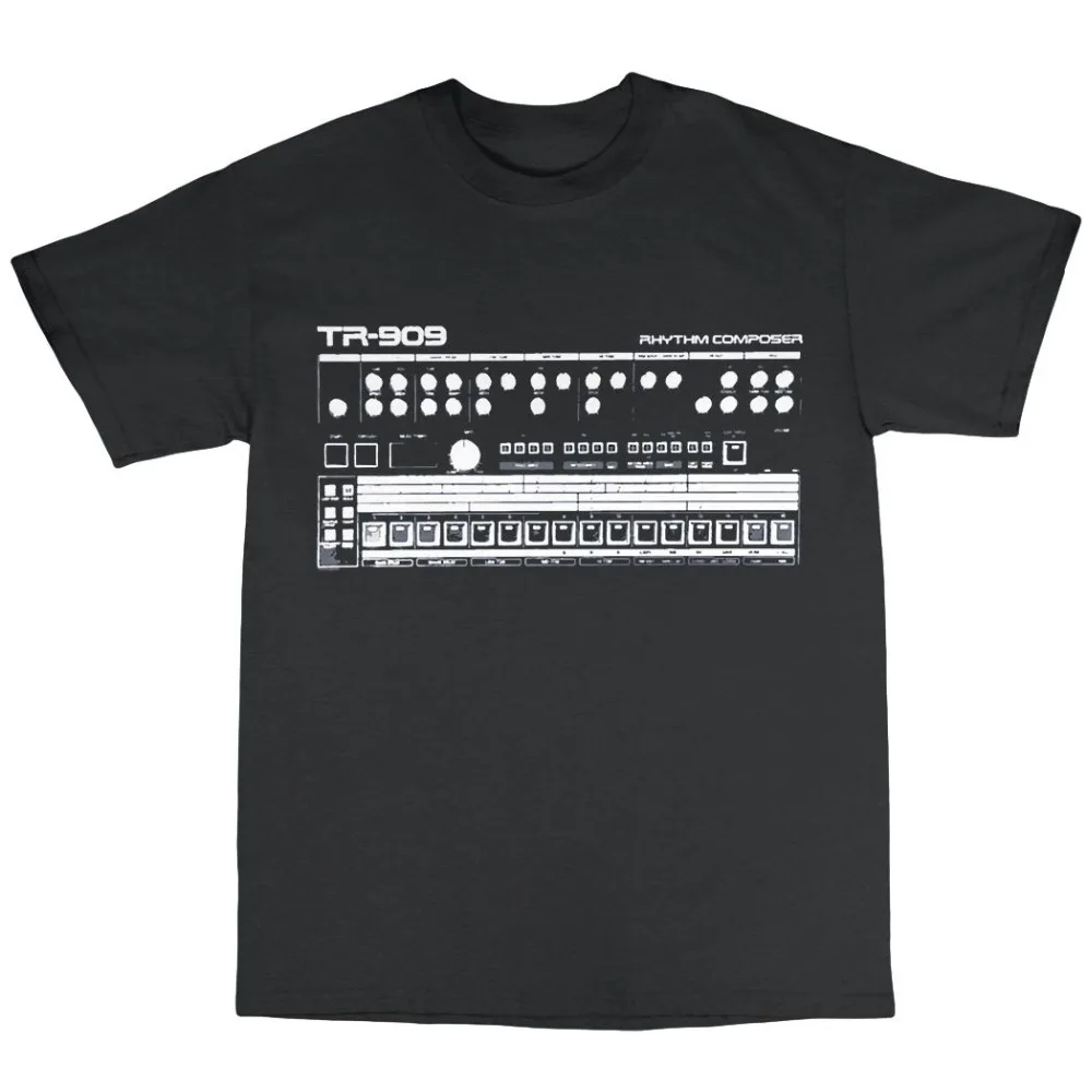 Tr-909 Inspired T-Shirt 100% C - Men'S Fashion Online recension och pris