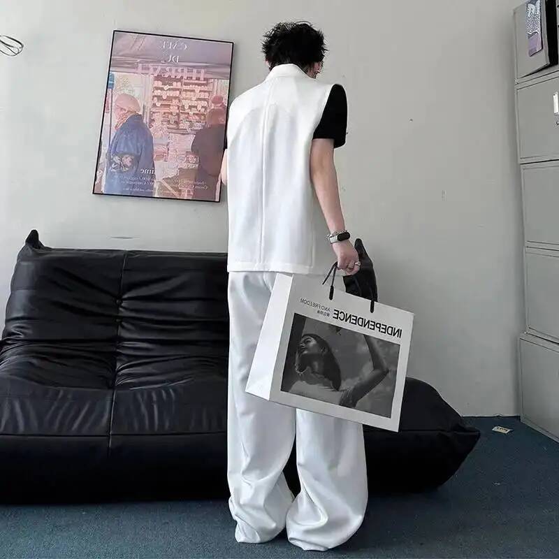LUZHEN Vest 2026 Fashion Summe - Men'S Fashion Loose Pants recension och pris