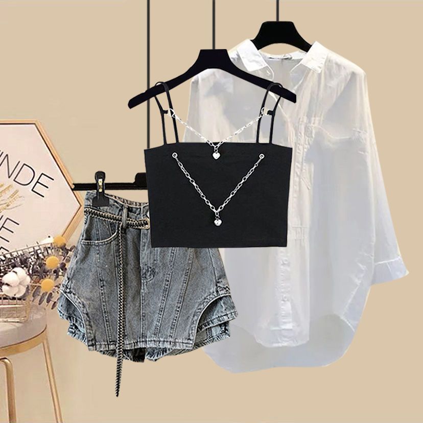 Summer Set Women's 2024 New Ko - Jeans Shirt Fashion For Men recension och pris