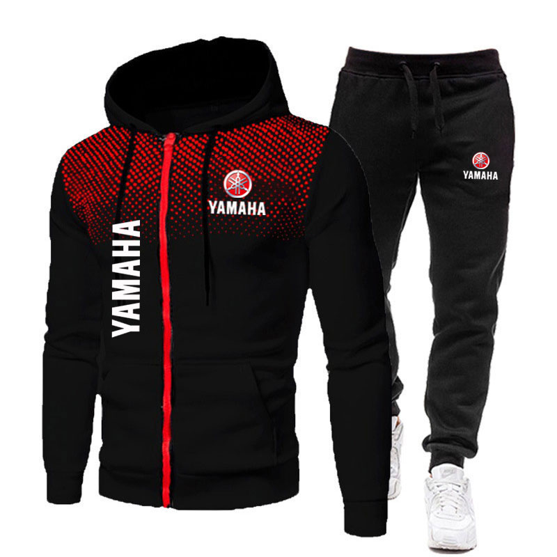 Yamaha Men's Sets Logo Print S - Men'S Fashion Zipper Hoodie recension och pris