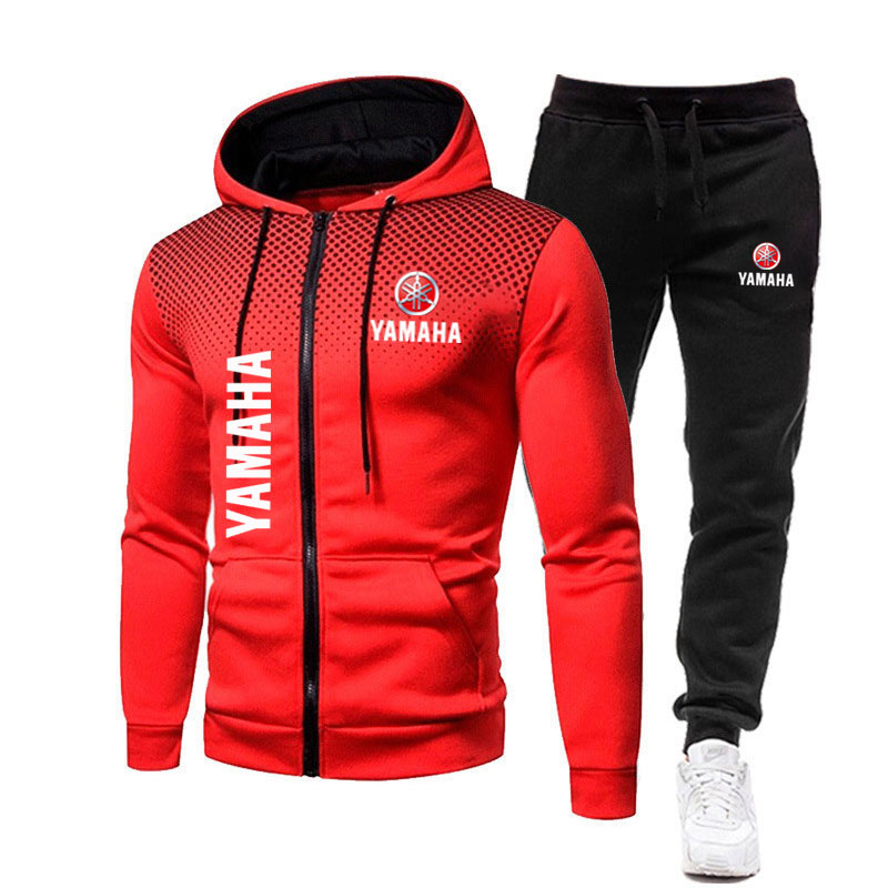 Yamaha Men's Sets Logo Print S - Men'S Fashion Zipper Hoodie recension och pris