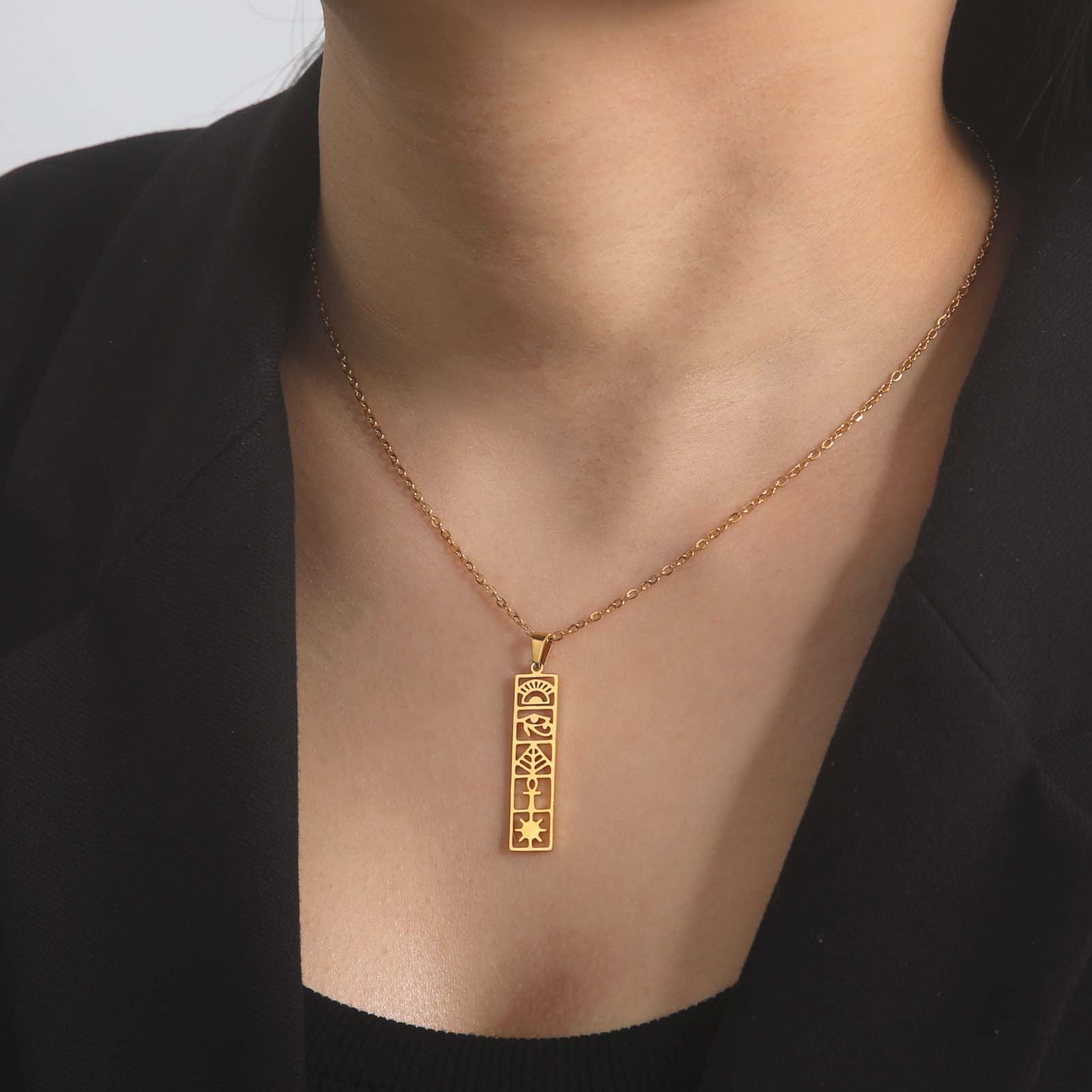 Skyrim Egyptian Ankh Hieroglyp - Men Fashion Egypt recension och pris