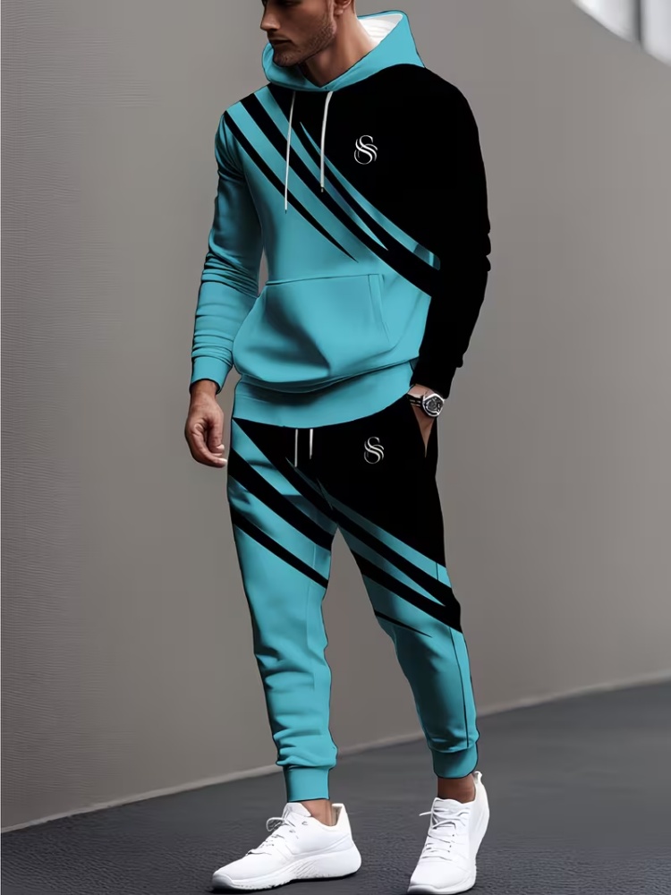 Men 2 Piece Tracksuit Fashion  - Men'S Fashion Loose Pants recension och pris