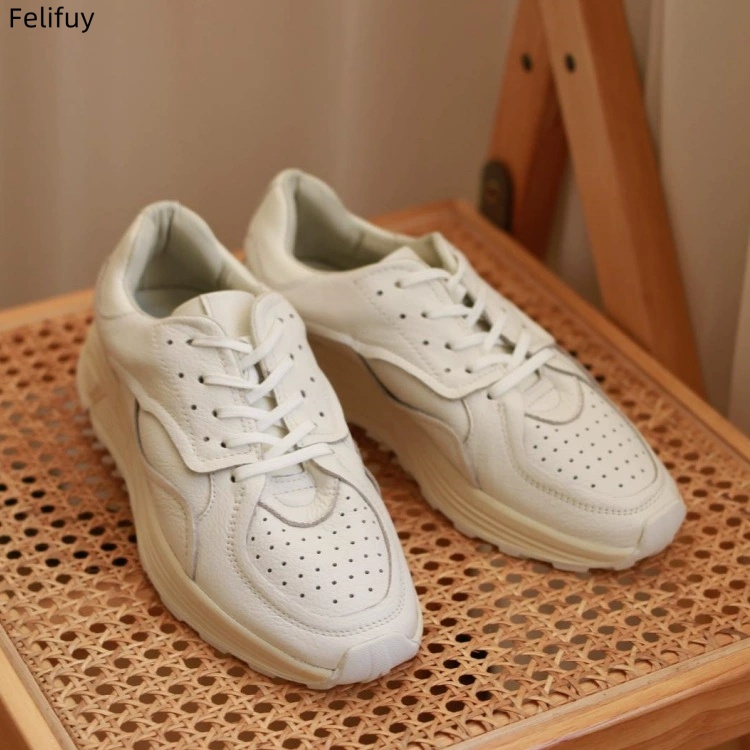 Round-toe Lace-up Casual White - Mens Fashion Week recension och pris