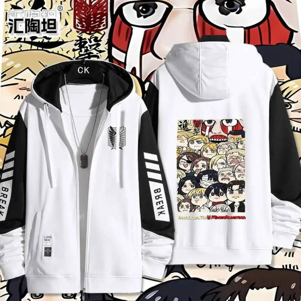 Ackerman Levi Mikasa·Ackerman  - Men'S Fashion Zipper Hoodie recension och pris