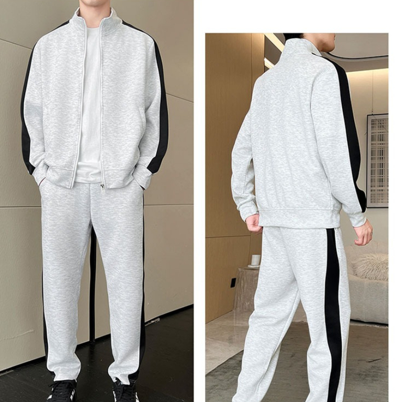 Autumn Men Tracksuit Casual Jo - Men'S Fashion Zipper Jacket recension och pris