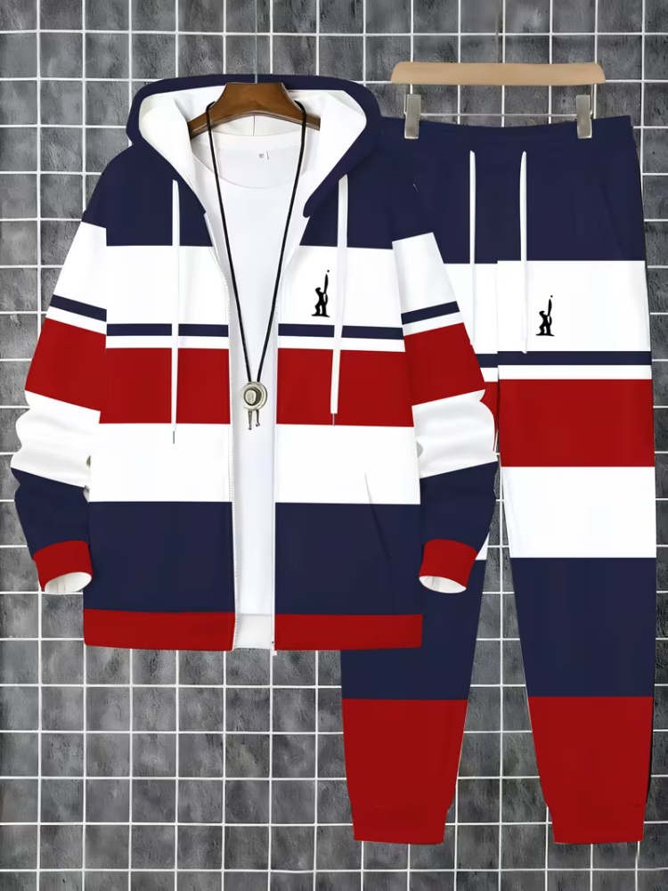 Men Zip Up Hoodie Tracksuit Se - Men'S Fashion Zipper Hoodie recension och pris