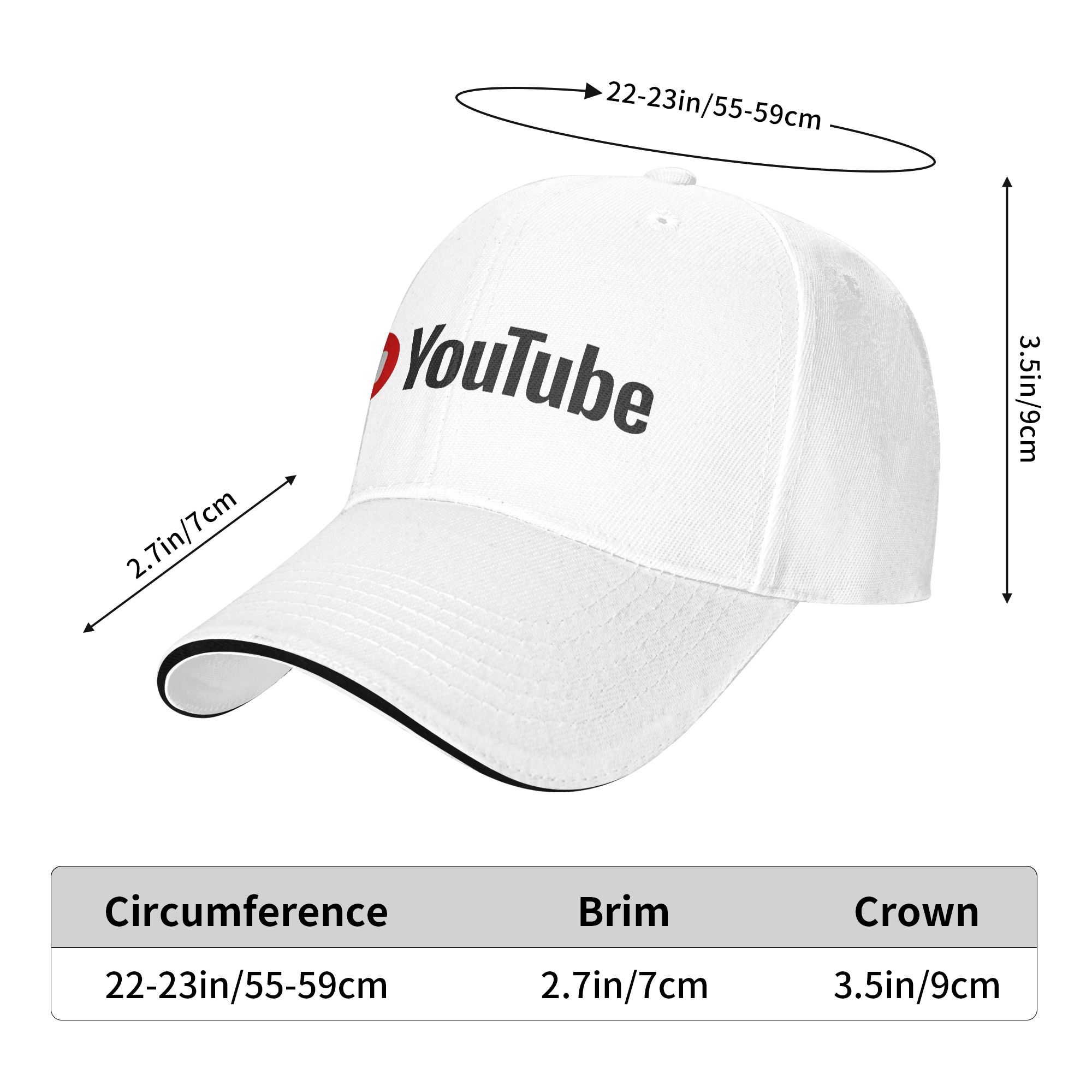 YouTube Sun Baseball Cap Summe - Men Fashion Youtuber recension och pris