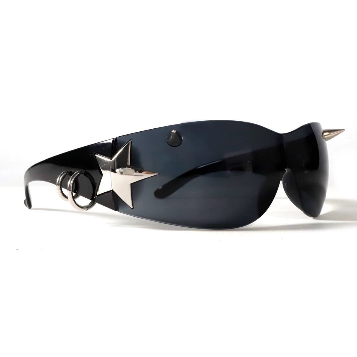 Rivet Punk Metal Star Frame Gl - Men'S Fashion Y2K recension och pris
