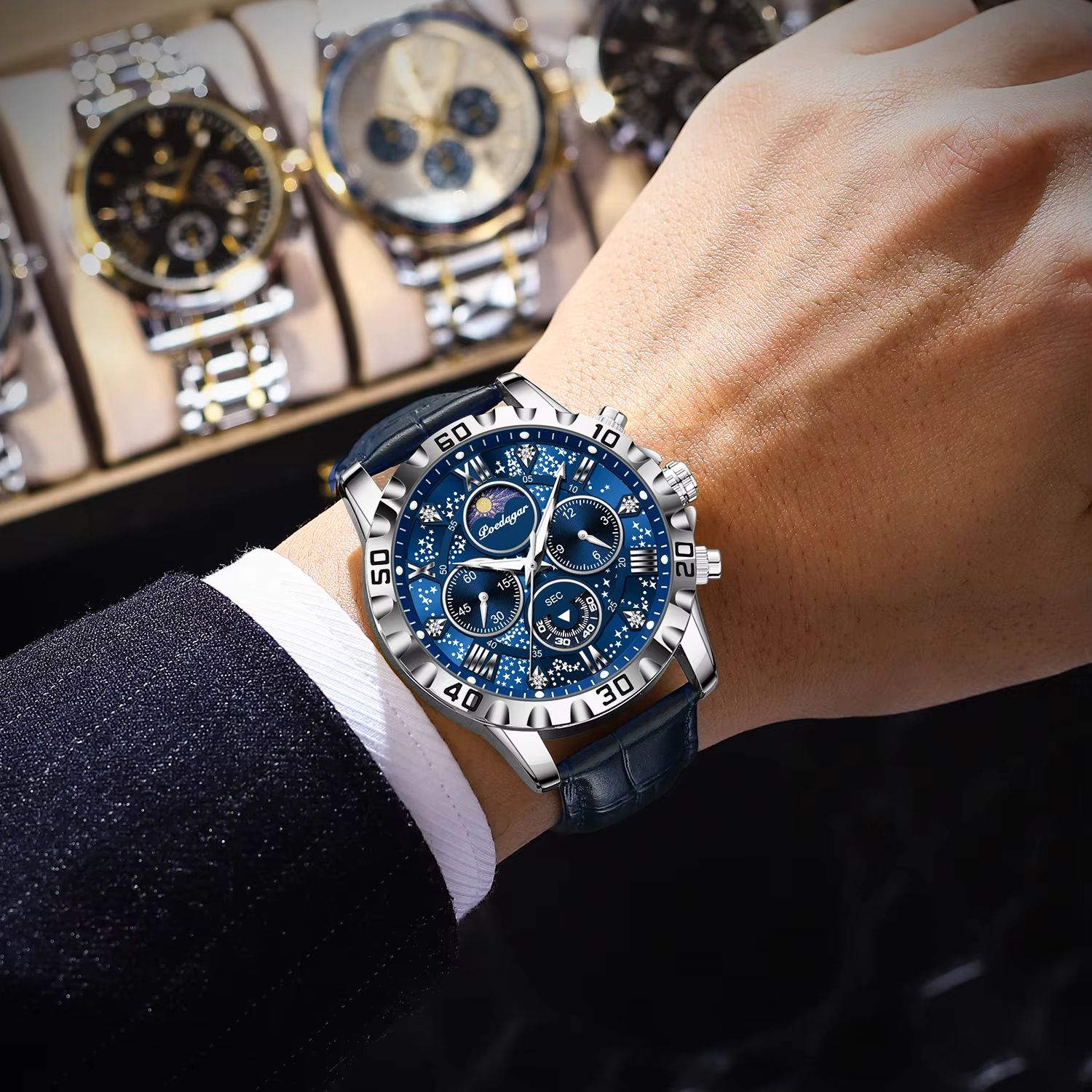 POEDAGAR Luxury Fashion Man Wa - Men'S Fashion Zone recension och pris